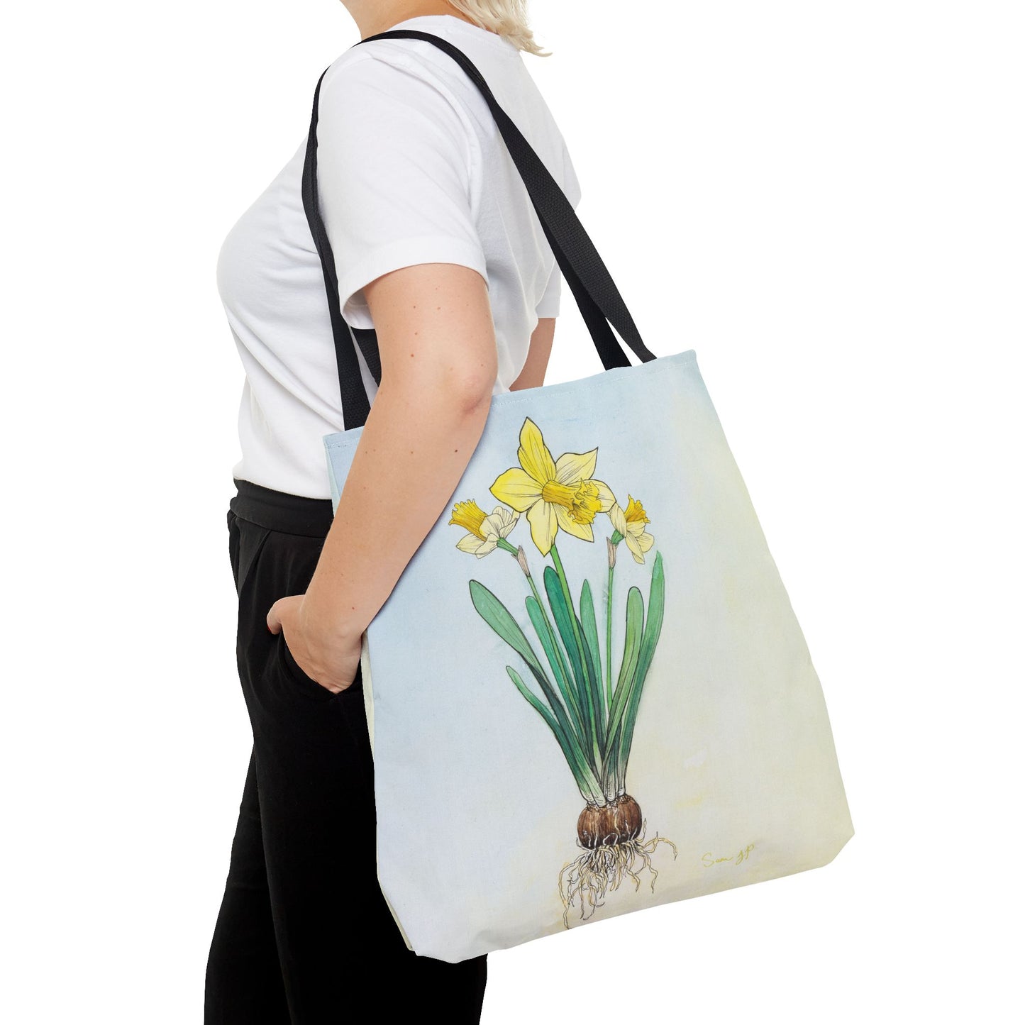 "Daffodil Study" Tote Bag