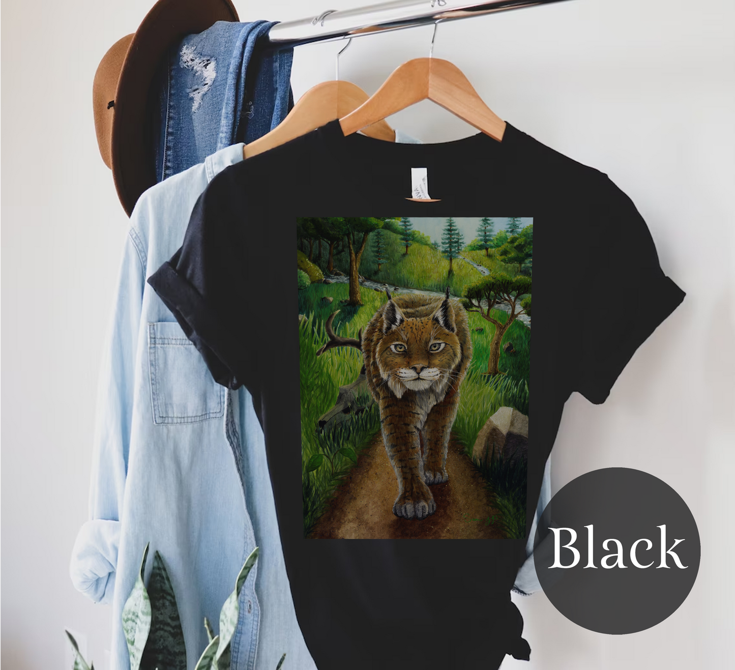 "Catamounts Boscage," Unisex t-shirt