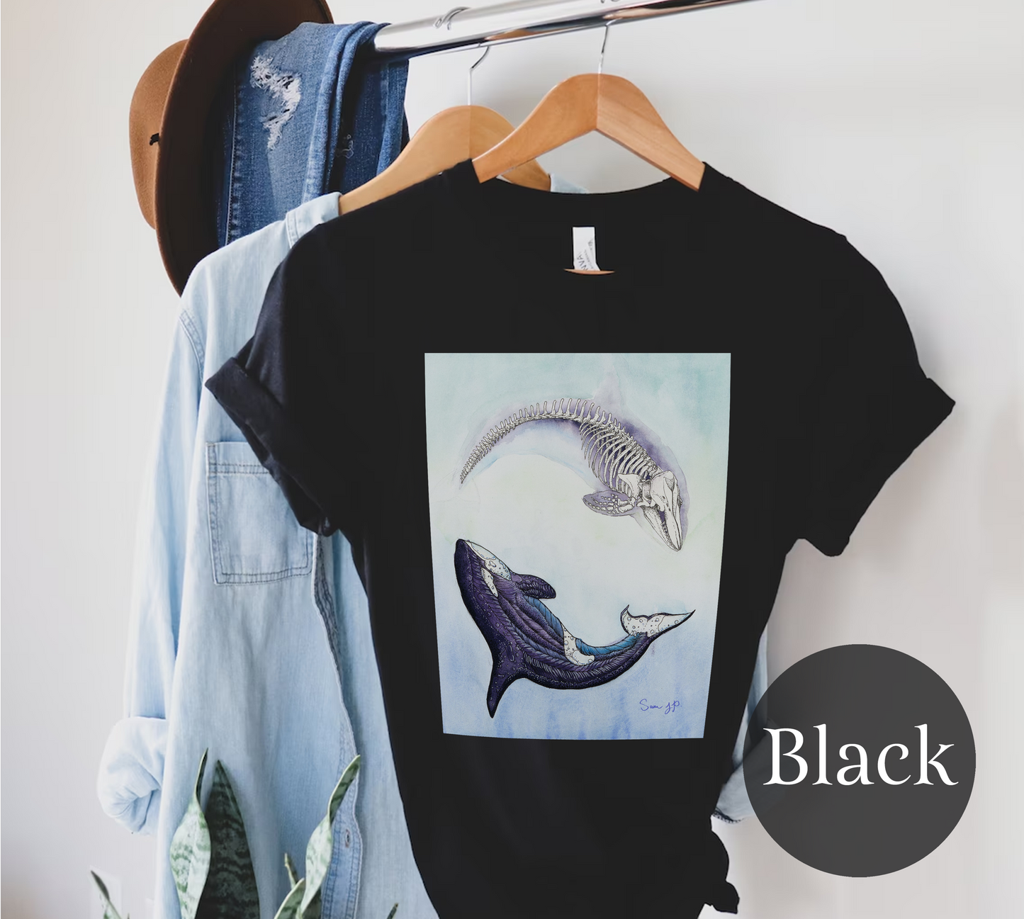 "Orca Study," Unisex T-Shirt