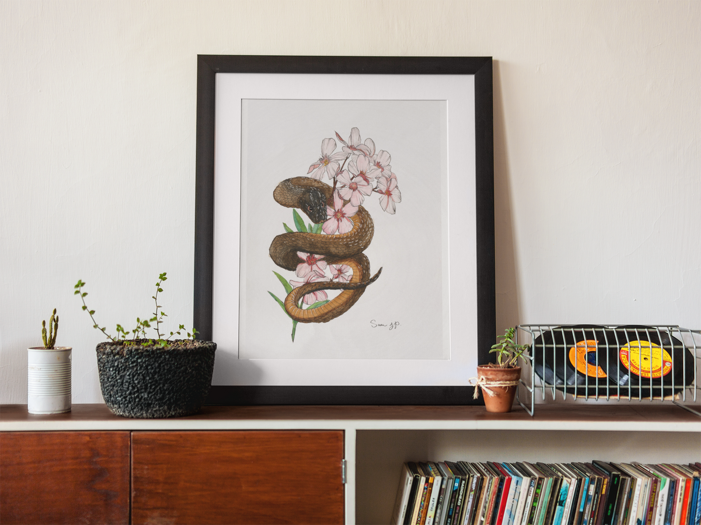 "Toxify", Print of Original Watercolor