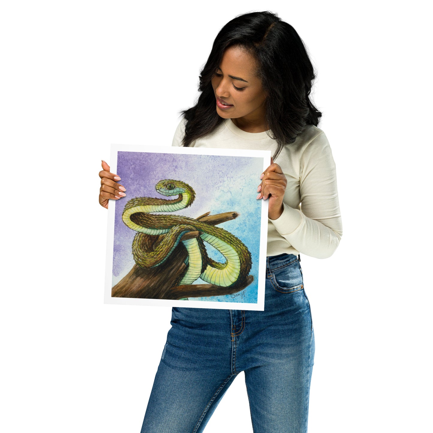 "Spicula" Print of Original Watercolor