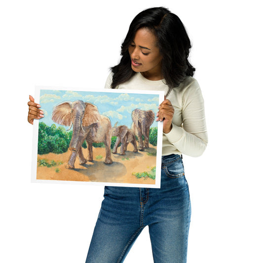 "March", Print of Original Watercolor