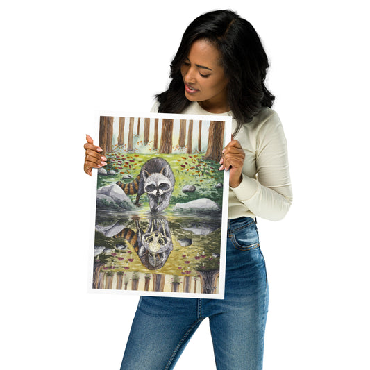 "Rabble" Print of Original Watercolor and Ink