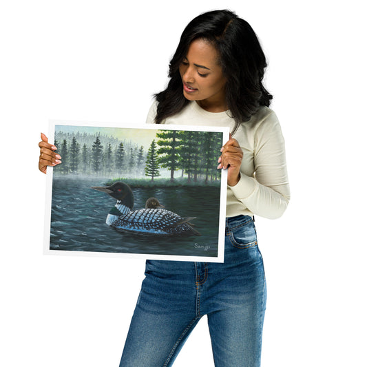 "Boreal Brace" Print of Original Acrylic Painting