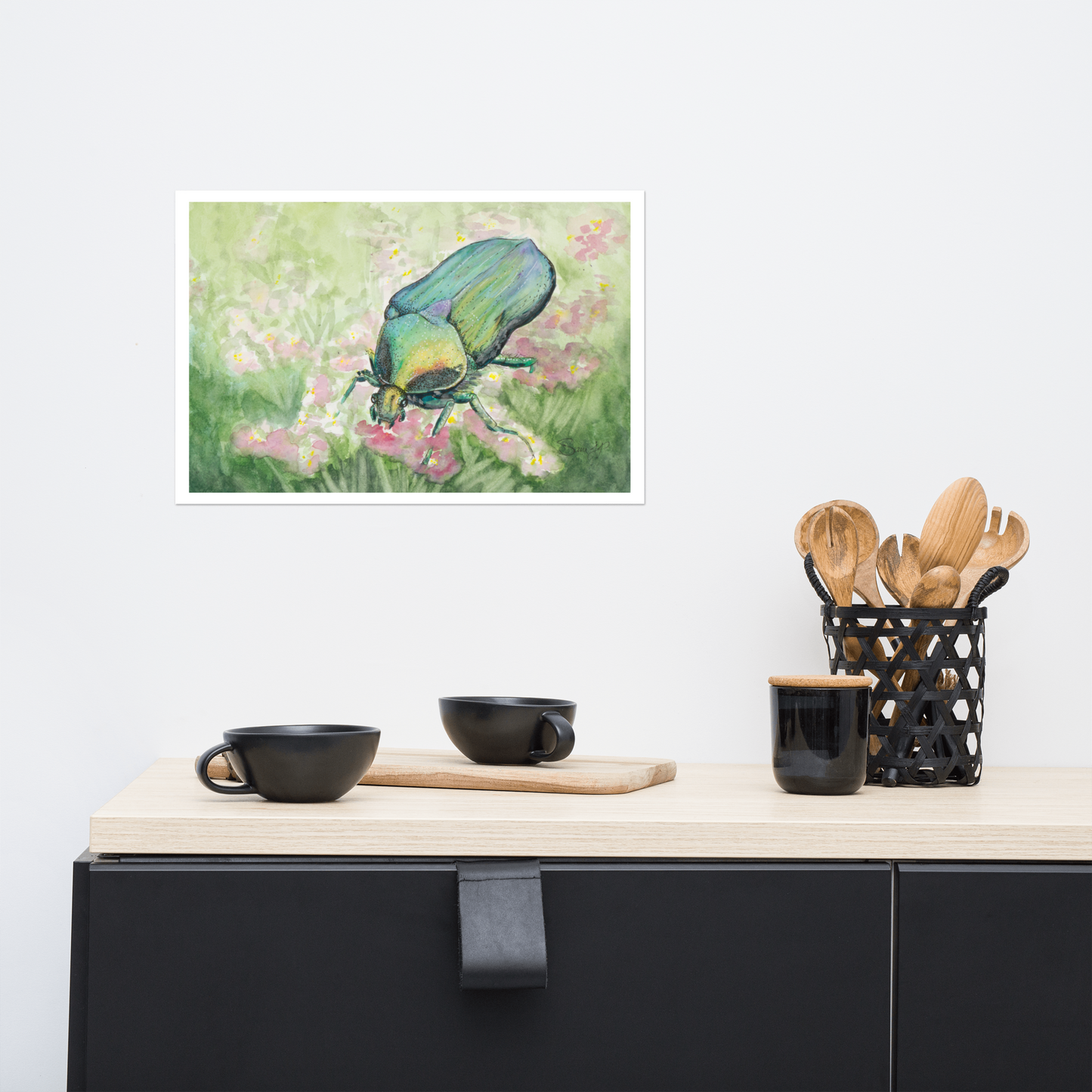 "Beryl" Print of Original Watercolor