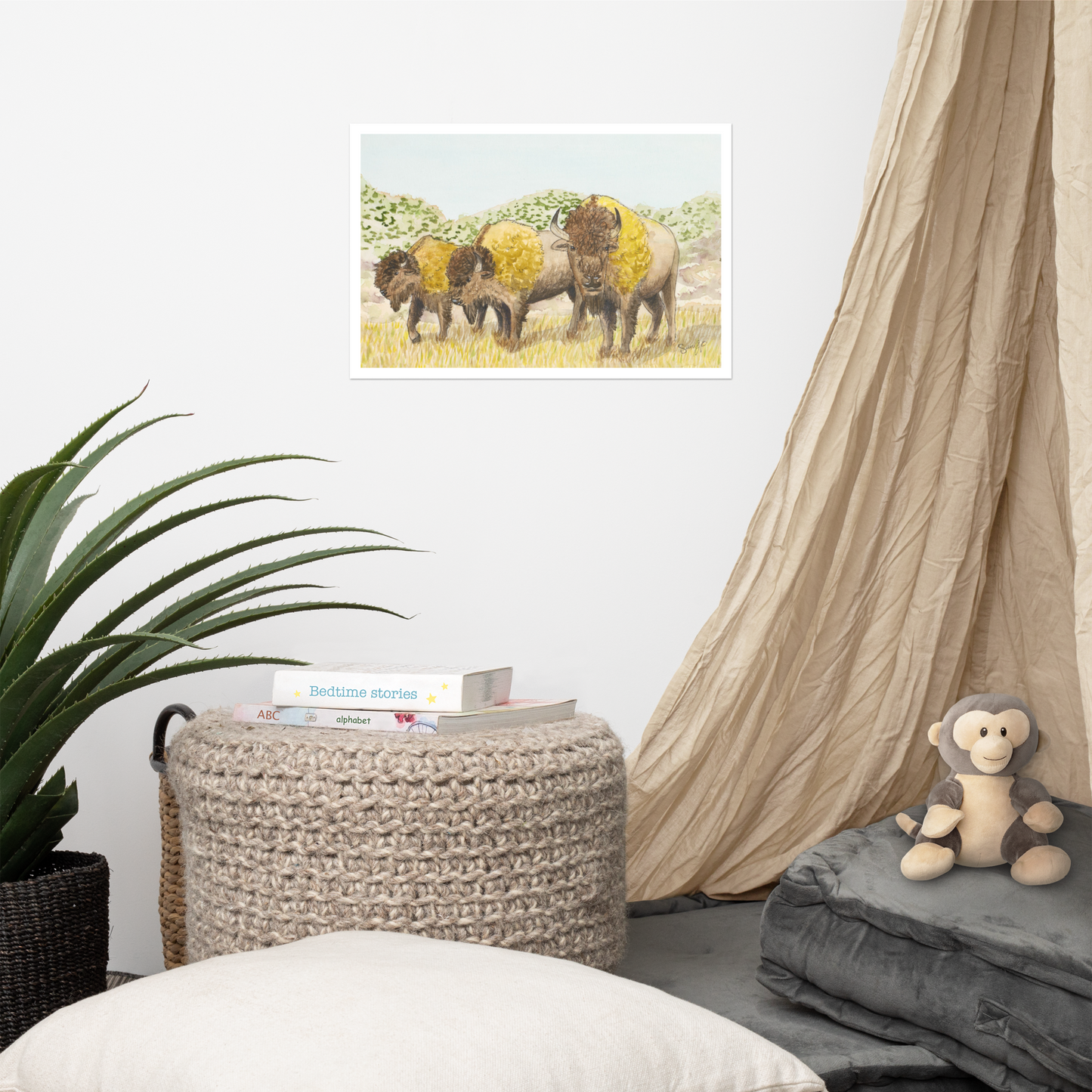 "Nomads" Print of Original Watercolor