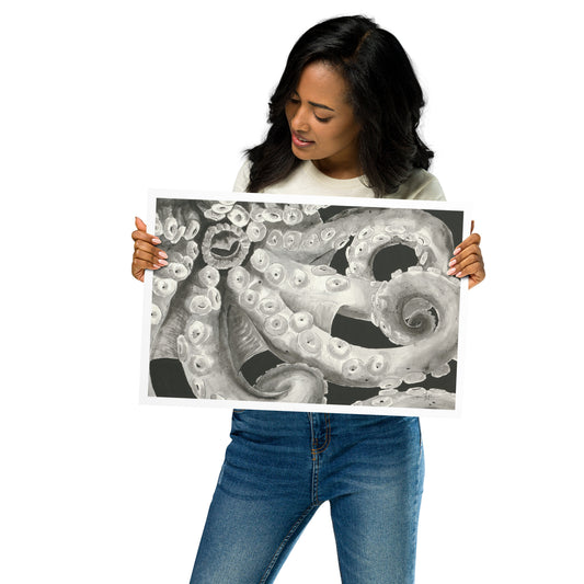 "Submerge", Print of Original Ink Illustration