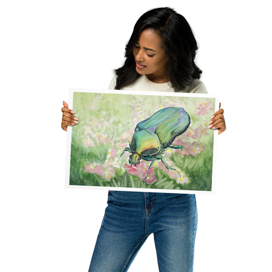 "Beryl" Print of Original Watercolor