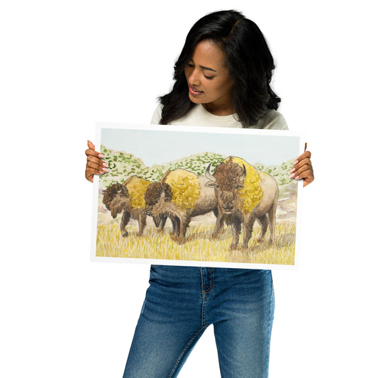 "Nomads" Print of Original Watercolor