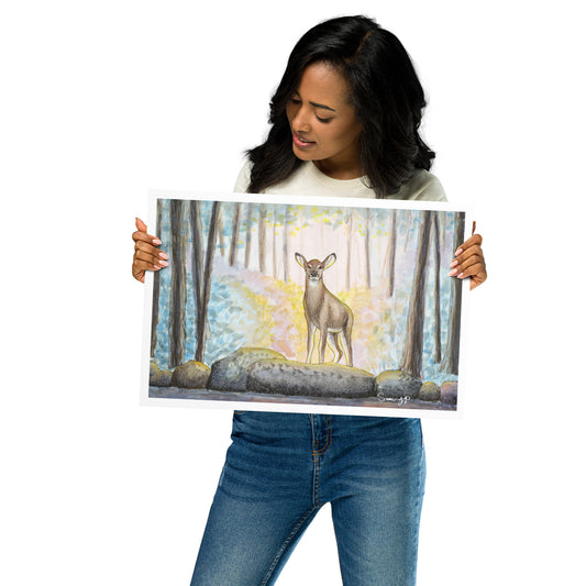 "Echo, Dawn" Print of Original Watercolor