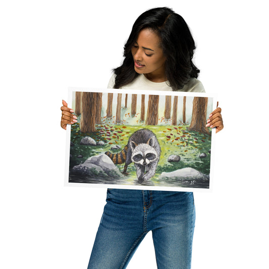 "Rabble, Growth" Print of Original Watercolor and Ink