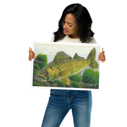 "Ope" Print of Original Watercolor