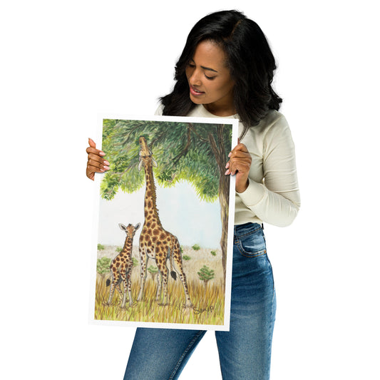 "Reach" Print of Original Watercolor