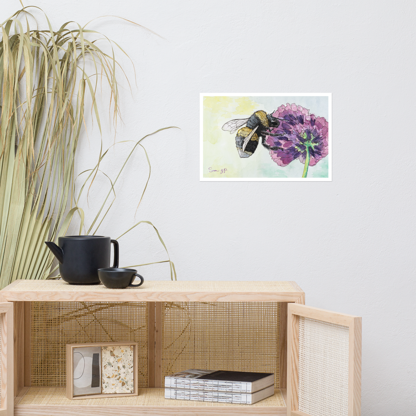 "Floccose", Print of Original Watercolor