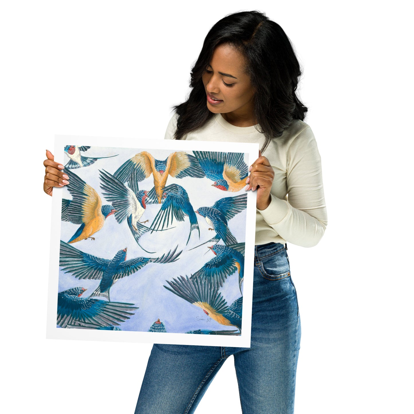 "Swarm", Print of Original Watercolor