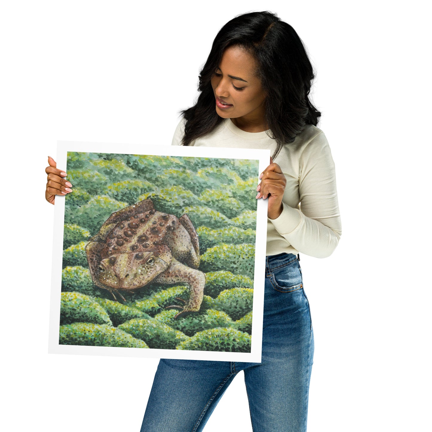"Chunk" Print of Original Watercolor