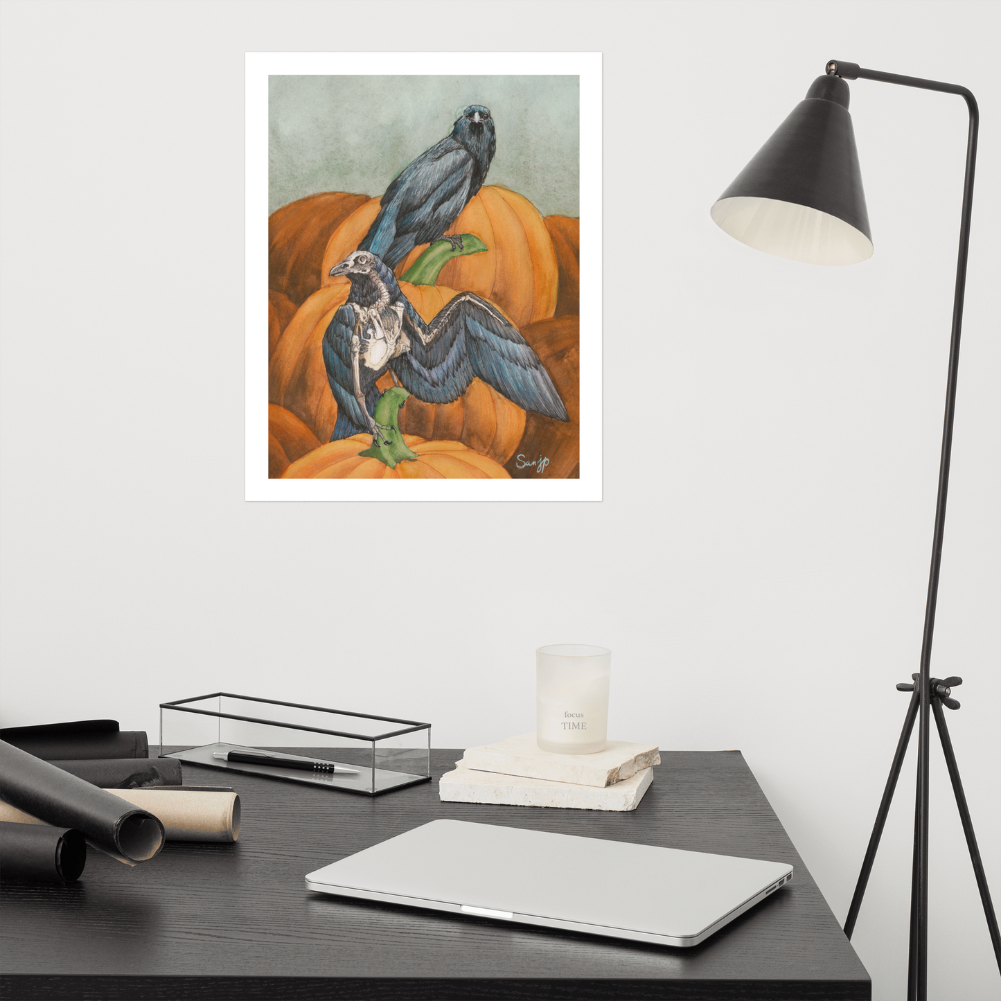 "Augury" Print of Original Watercolor