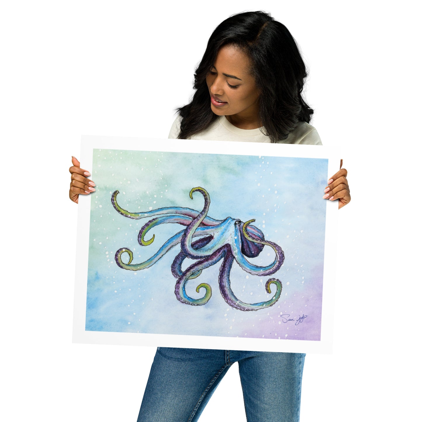 "Shoal", Print of Original Watercolor