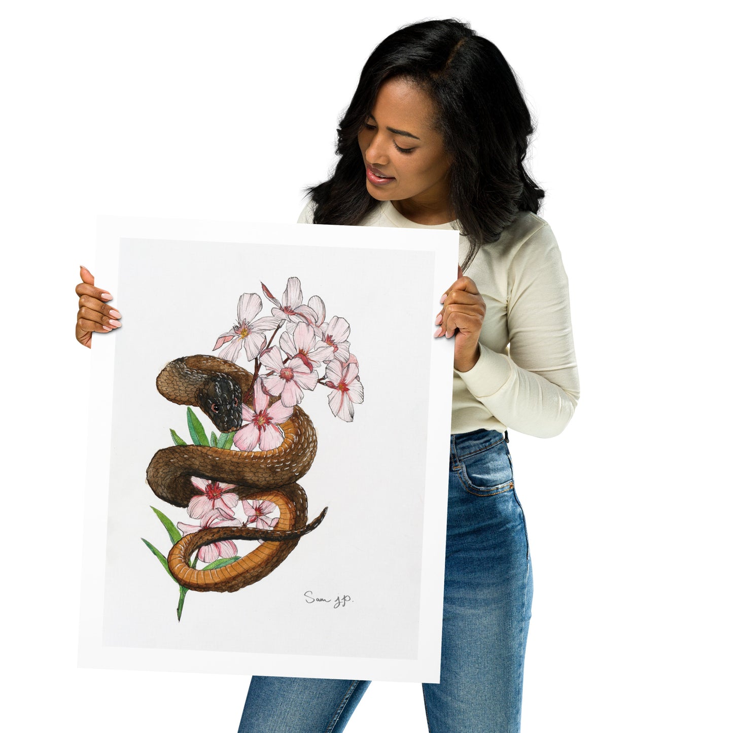 "Toxify", Print of Original Watercolor