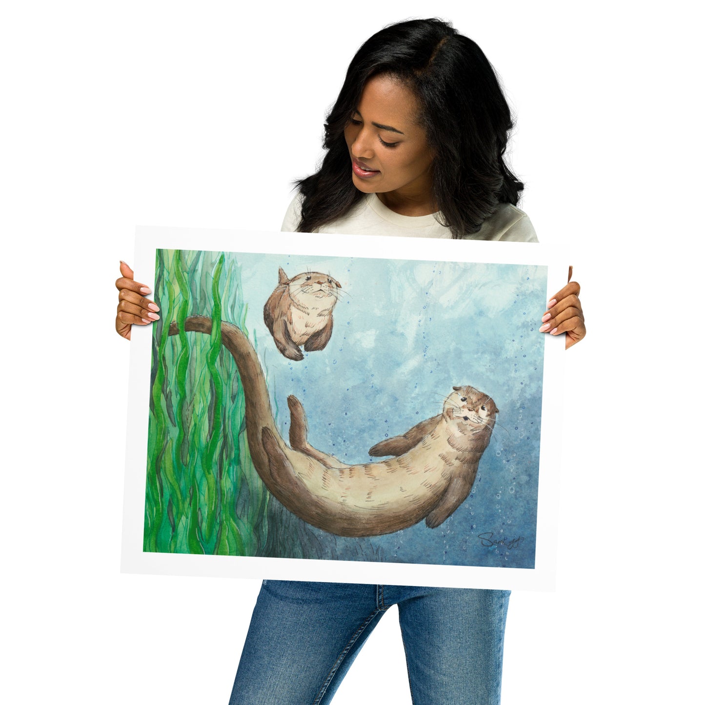 "Blithe" Print of Original Watercolor