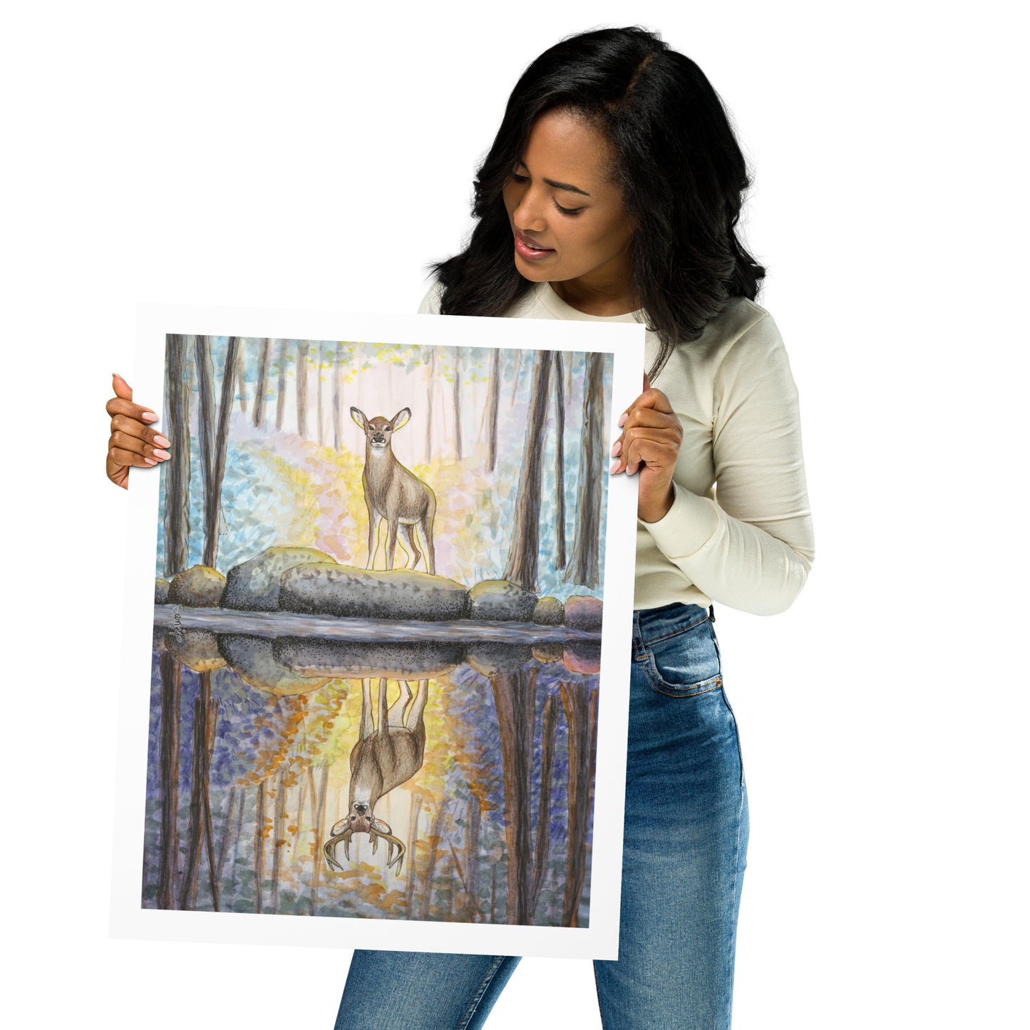 "Echo" Print of Original Watercolor