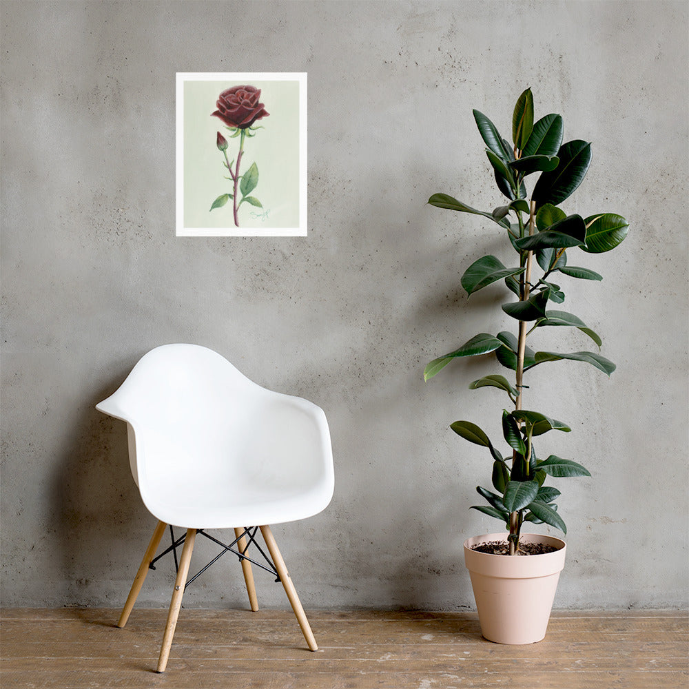 "Rose Study" Print of Original Watercolor