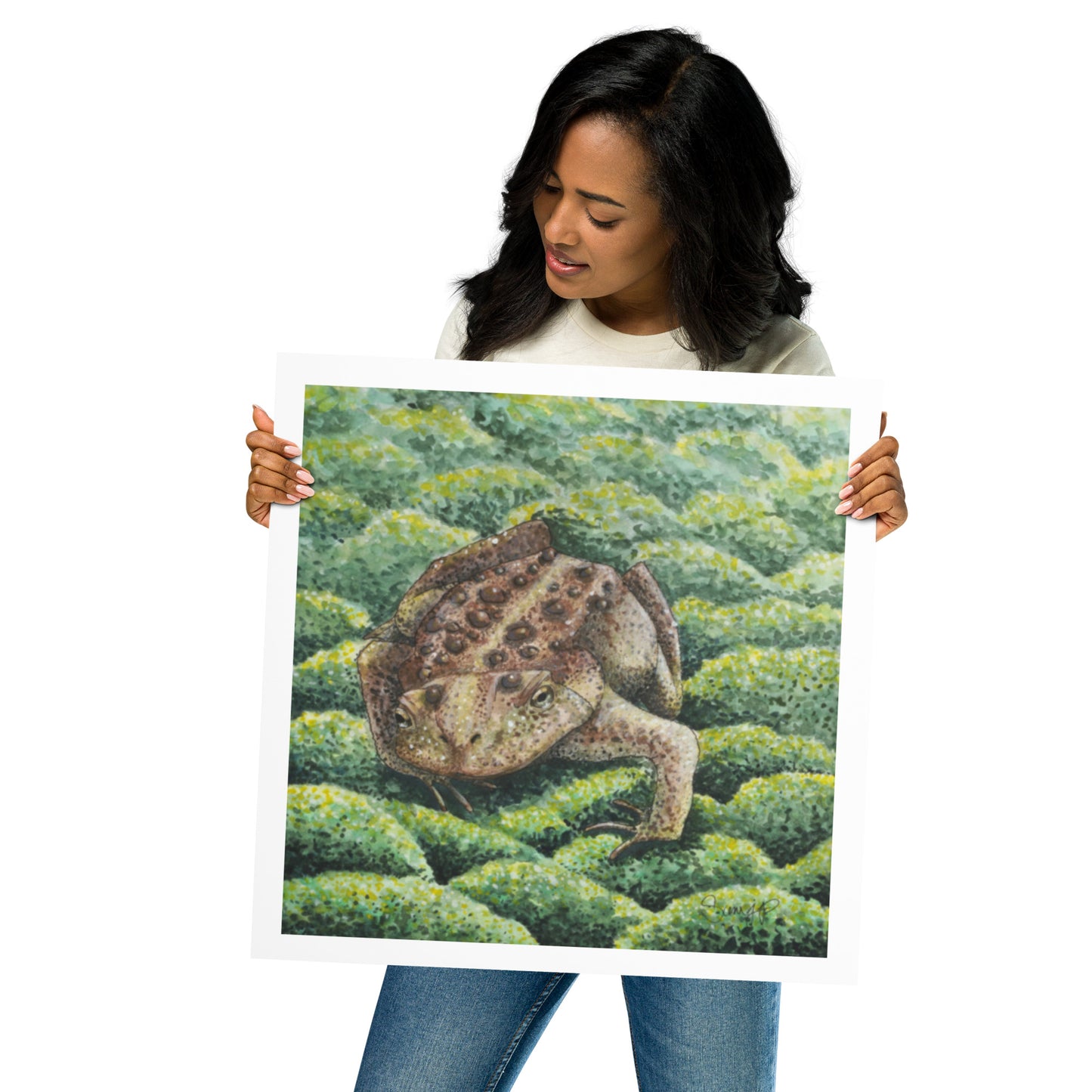 "Chunk" Print of Original Watercolor