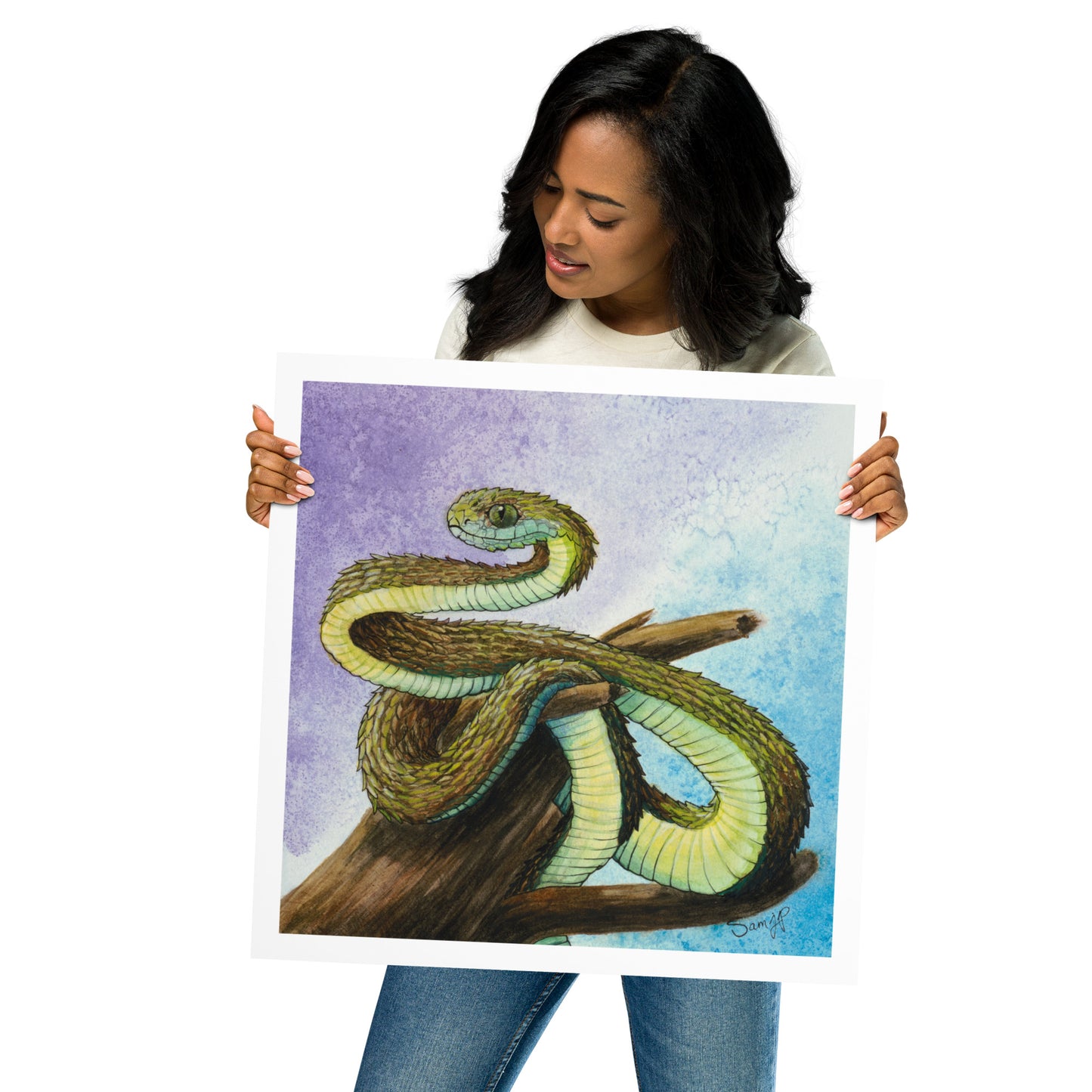 "Spicula" Print of Original Watercolor