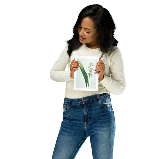 "Lily-of-the-Valley Study" Print of Original Watercolor