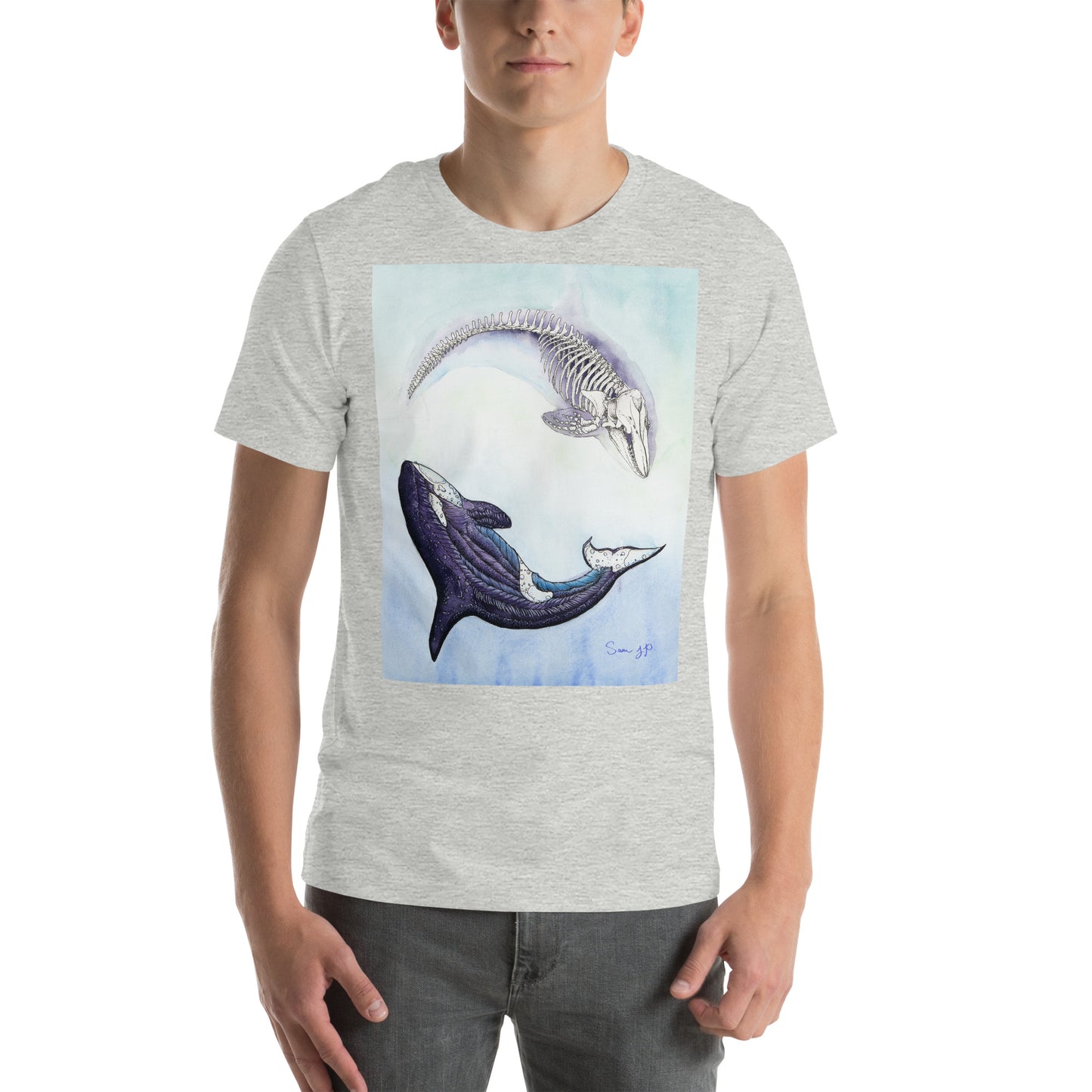 "Orca Study," Unisex T-Shirt