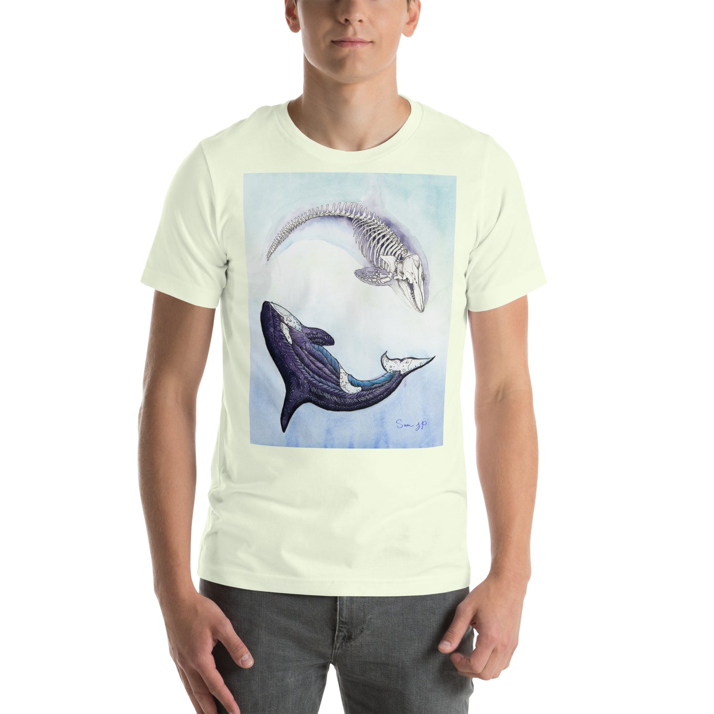 "Orca Study," Unisex T-Shirt