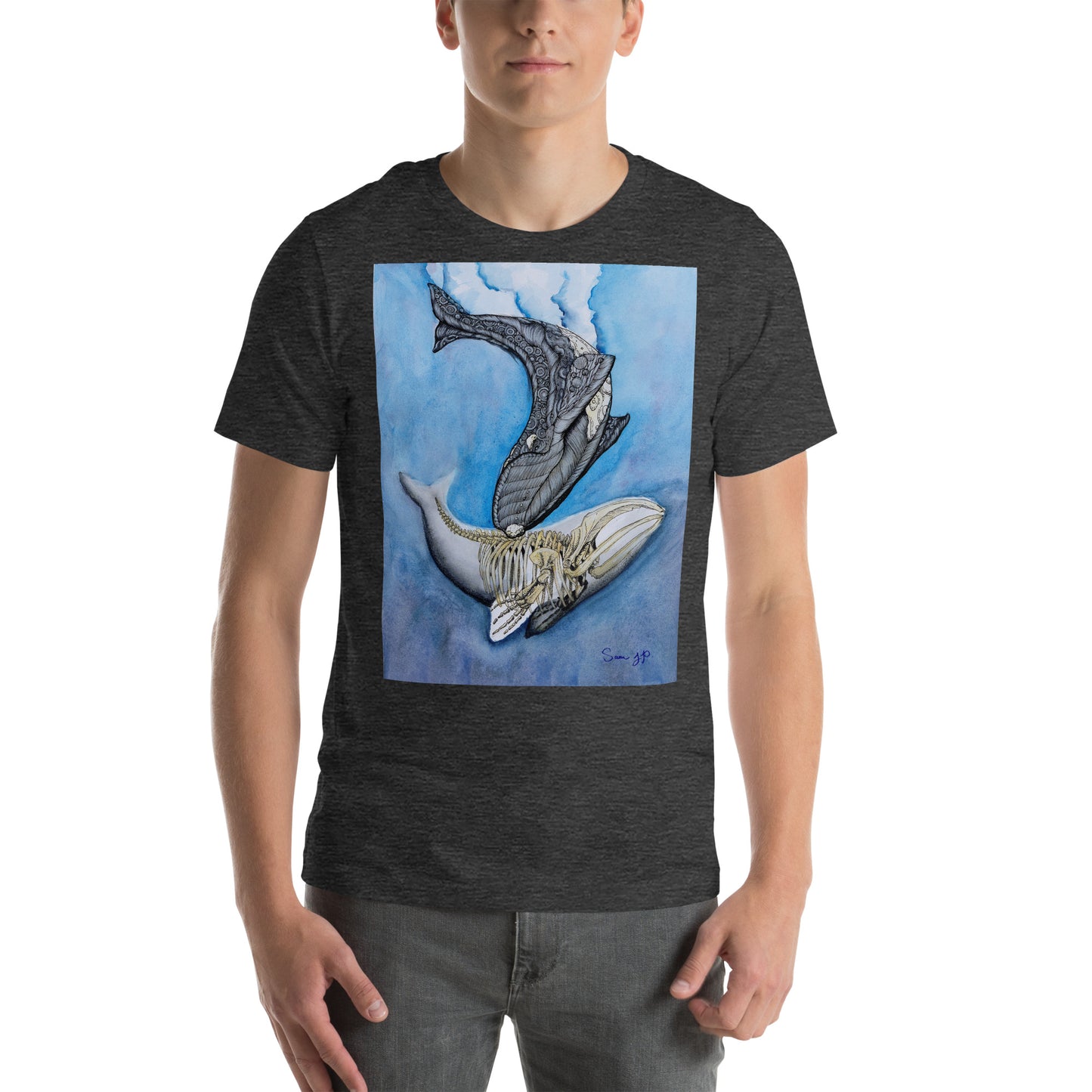 "North Right Whale Study," Unisex T-Shirt