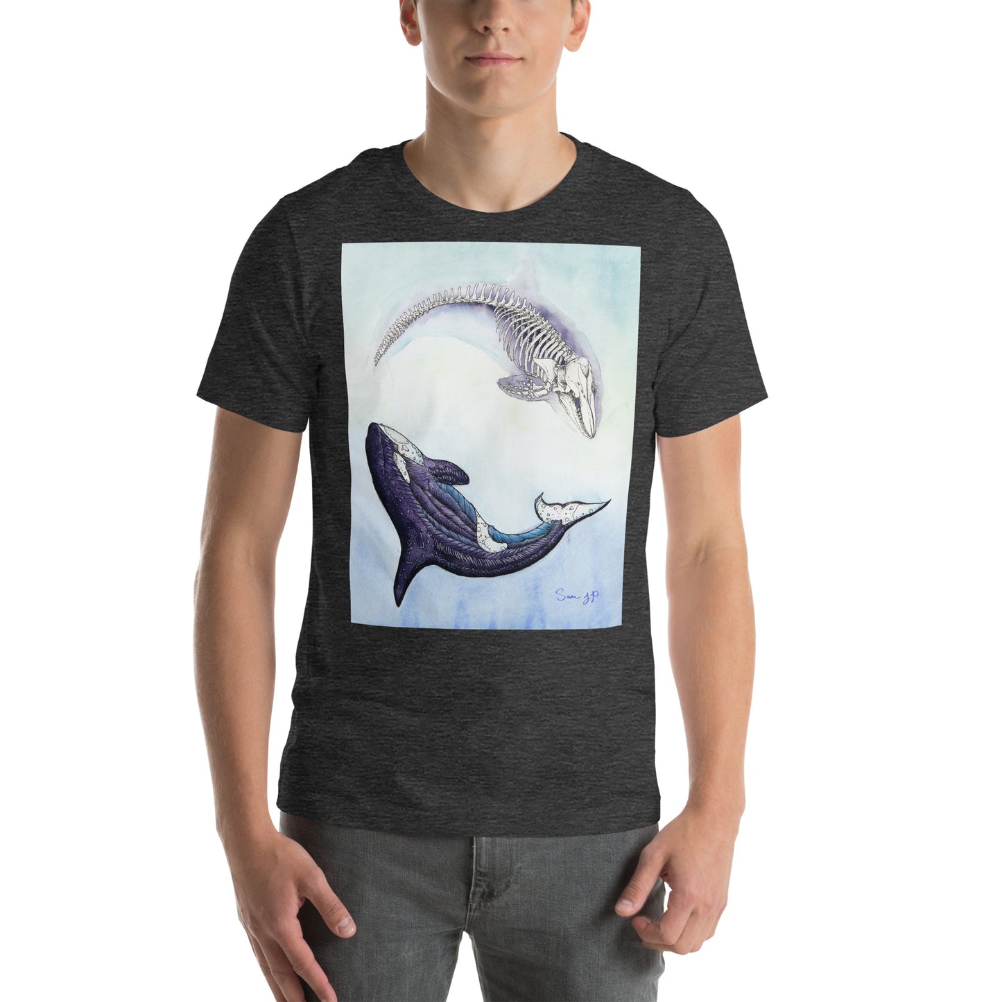 "Orca Study," Unisex T-Shirt