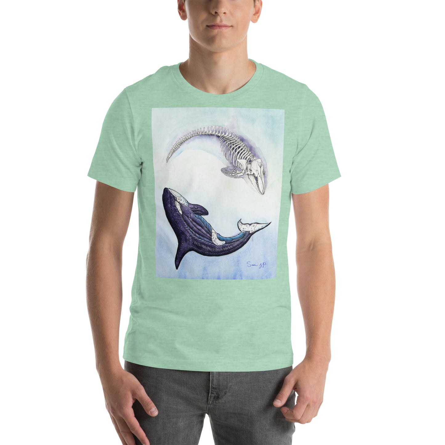"Orca Study," Unisex T-Shirt