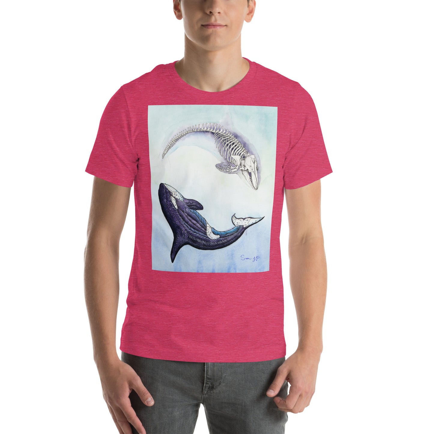 "Orca Study," Unisex T-Shirt