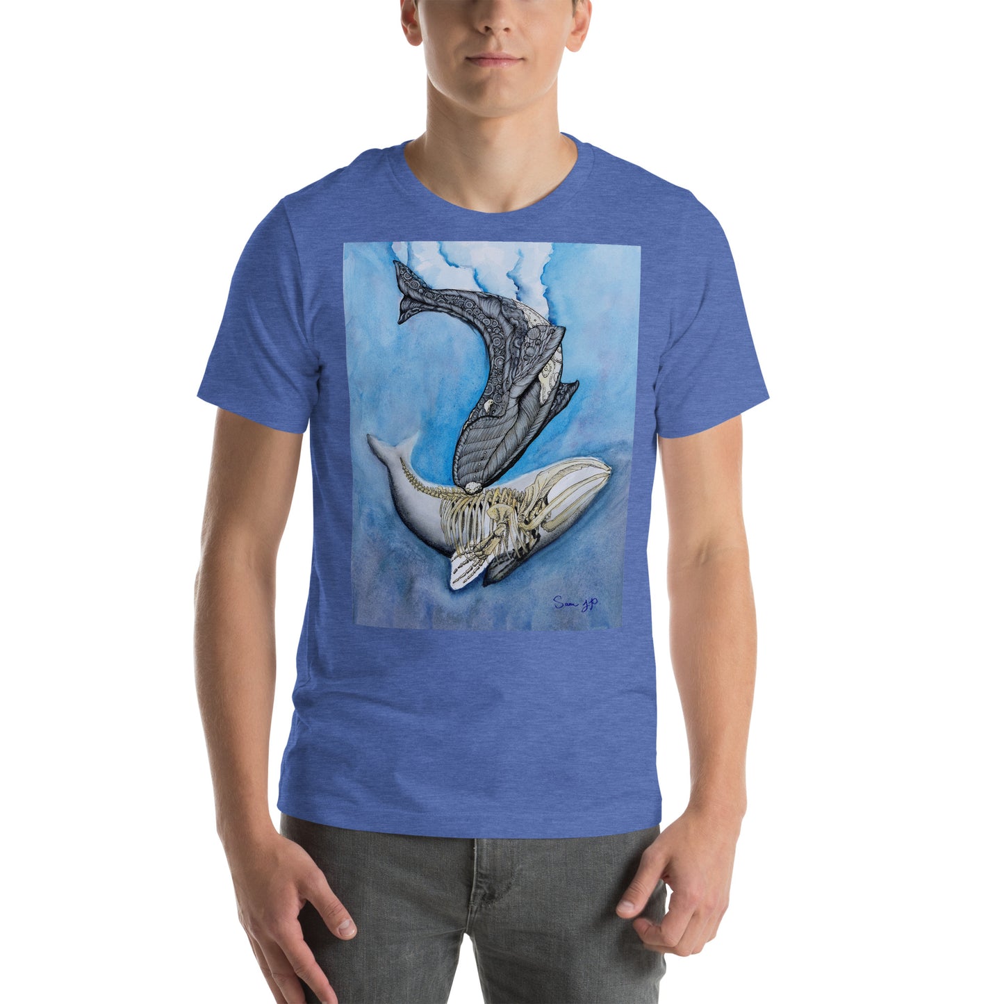 "North Right Whale Study," Unisex T-Shirt