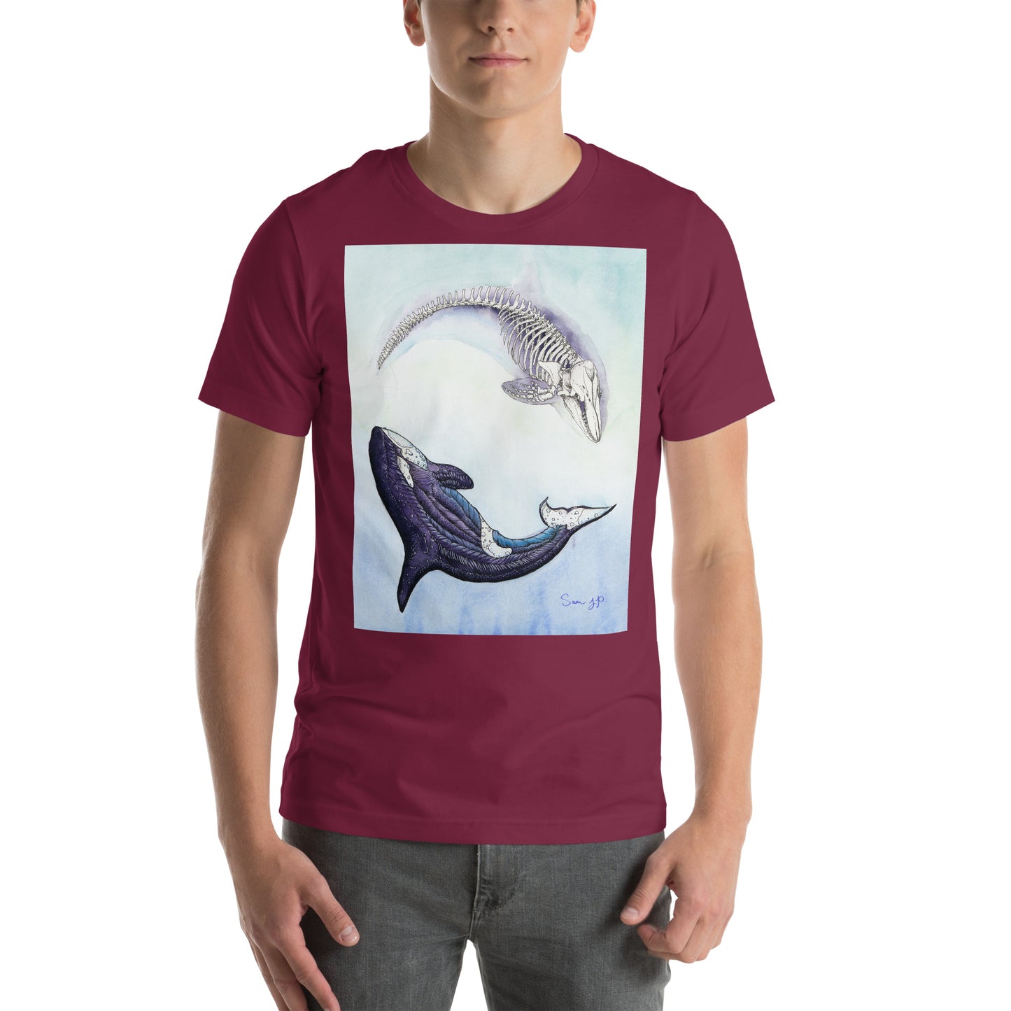 "Orca Study," Unisex T-Shirt