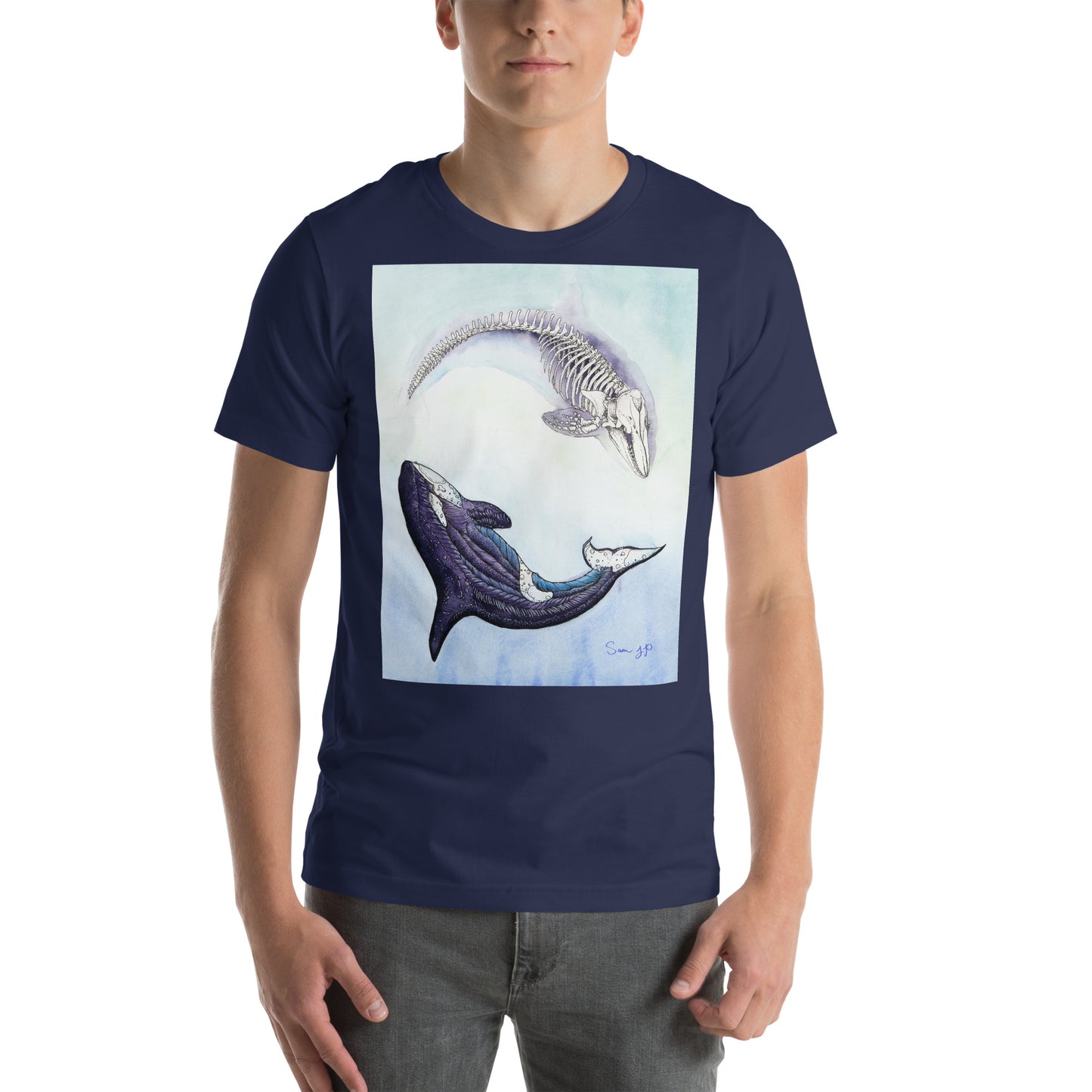 "Orca Study," Unisex T-Shirt