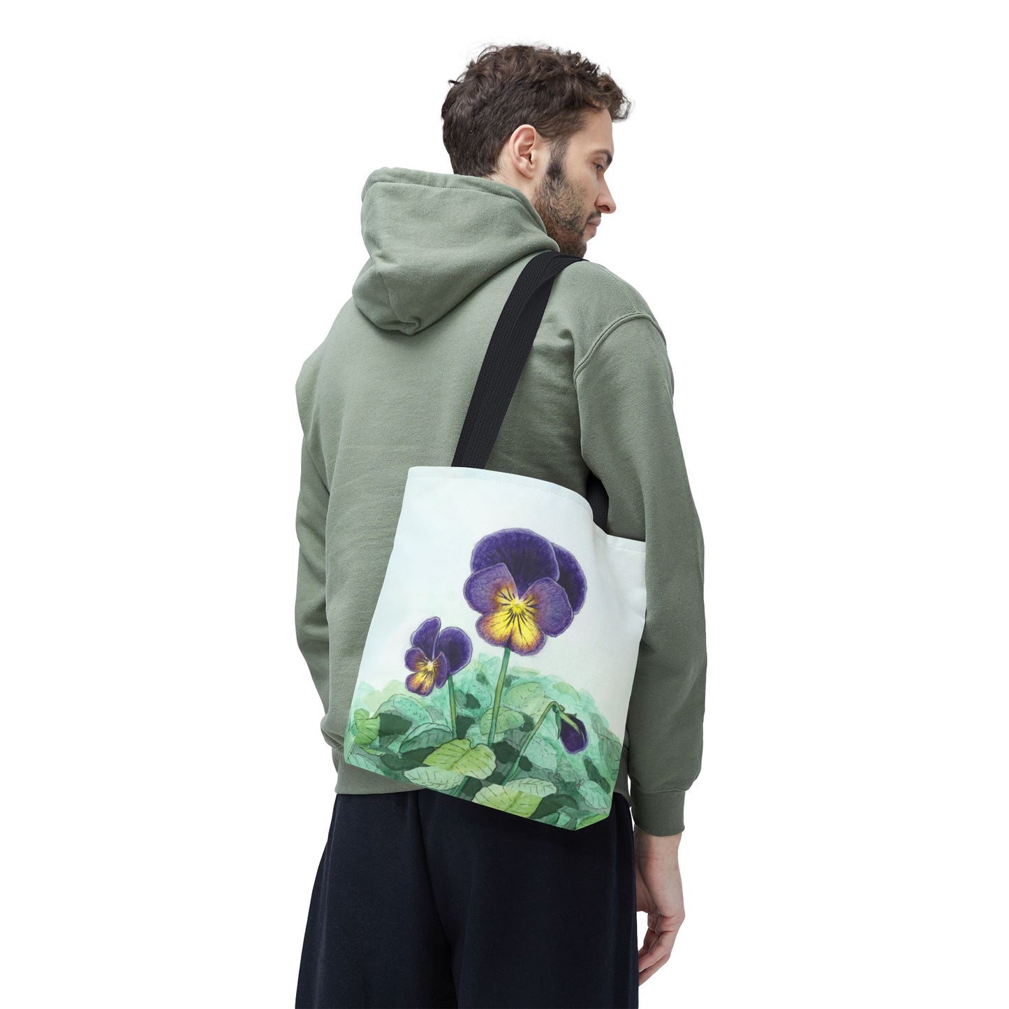 "Viola Northern Lights" Tote Bag