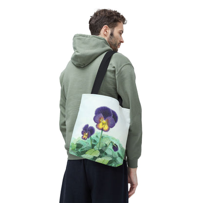 "Viola Northern Lights" Tote Bag