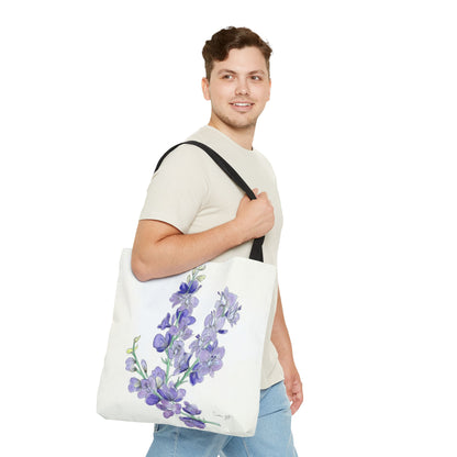 "Larkspur Study" Tote Bag