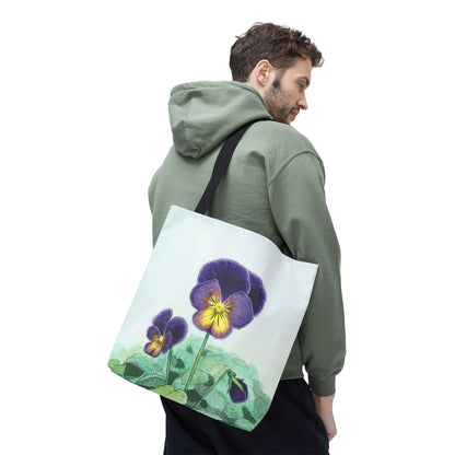 "Viola Northern Lights" Tote Bag