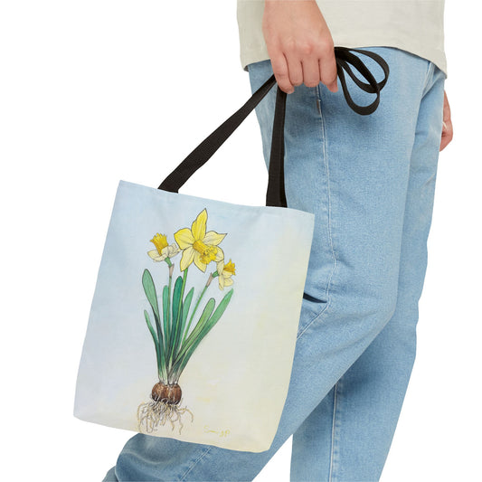 "Daffodil Study" Tote Bag
