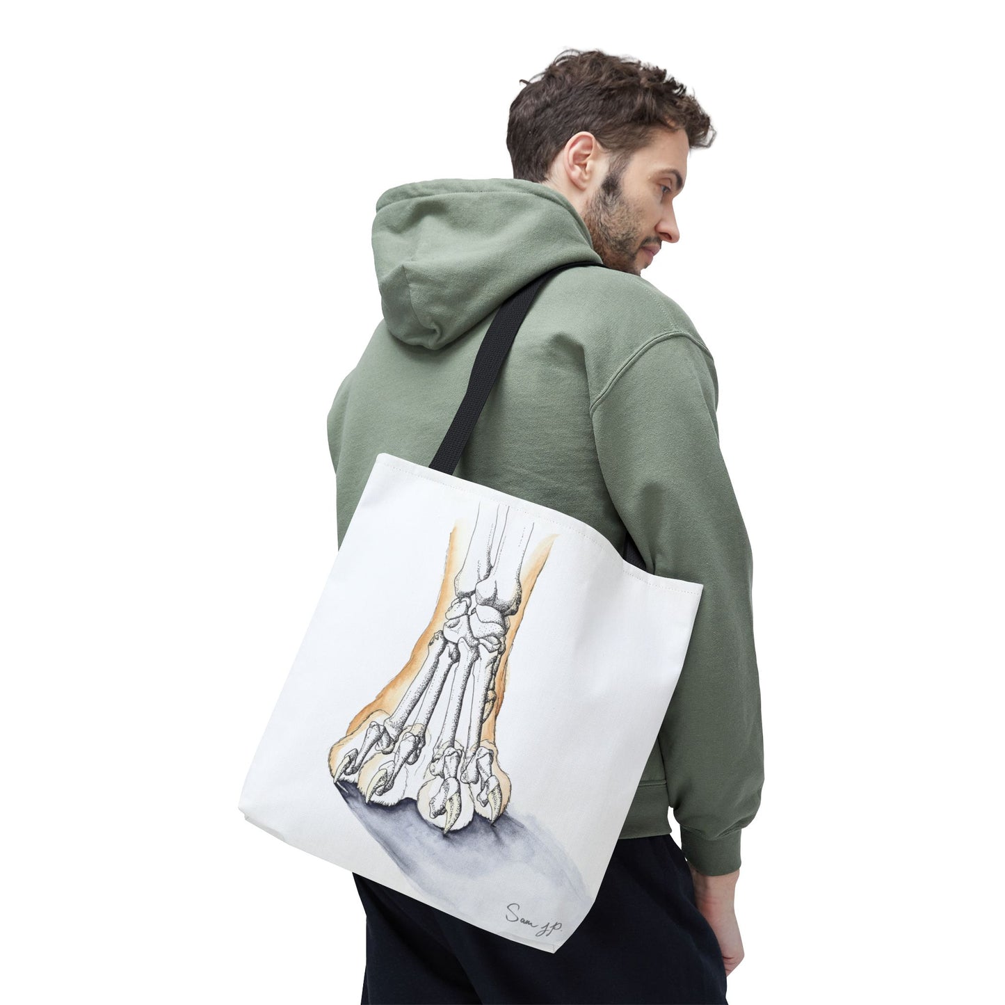 "Feline Paw Study" Tote Bag