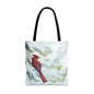 "Vermillion Winter" Tote Bag