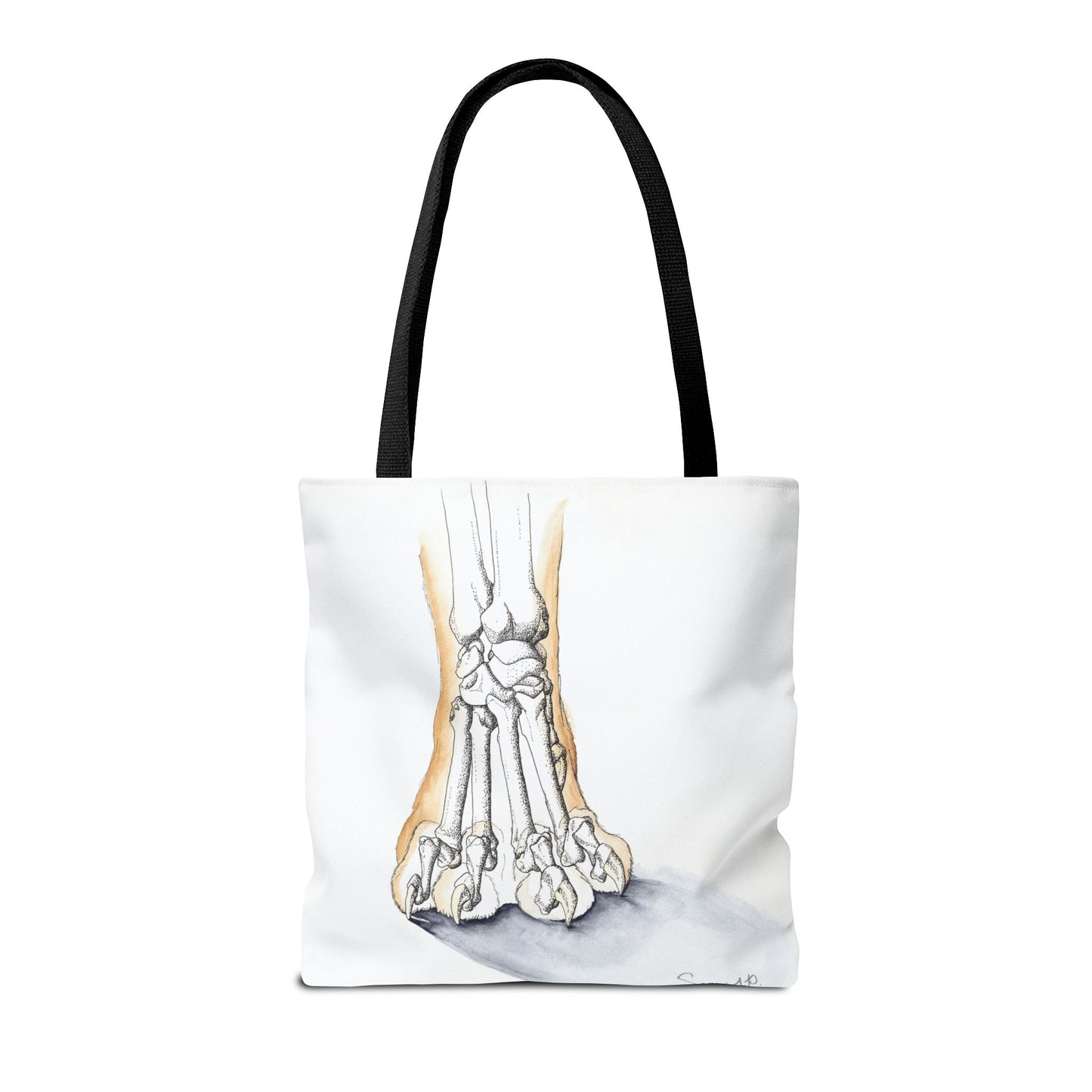 "Feline Paw Study" Tote Bag
