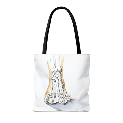 "Feline Paw Study" Tote Bag