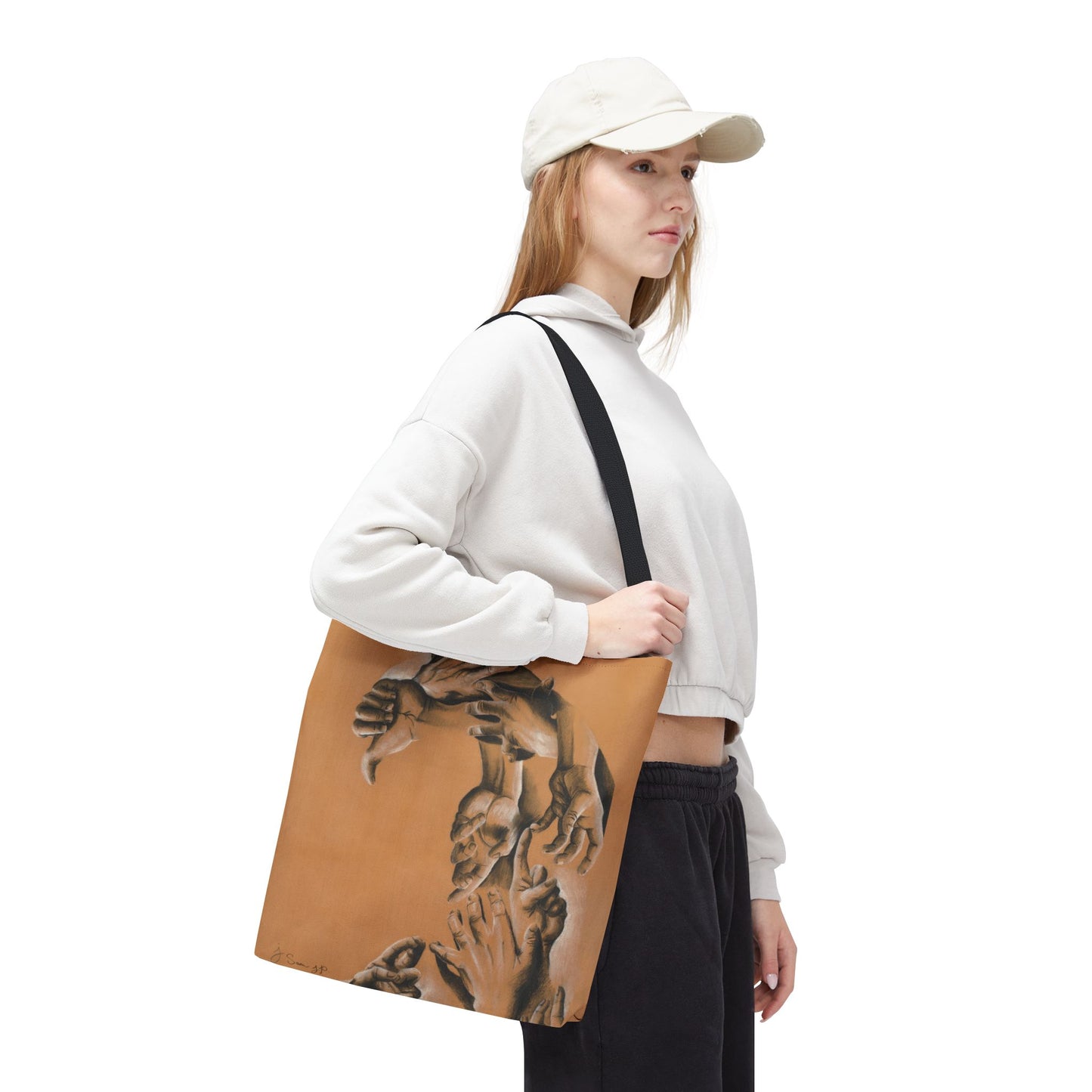 "Untitled, Hands Study" Tote Bag
