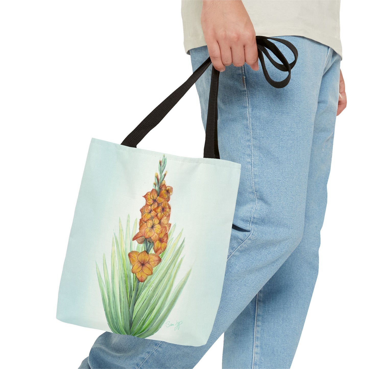 "Gladiolus Study" Tote Bag