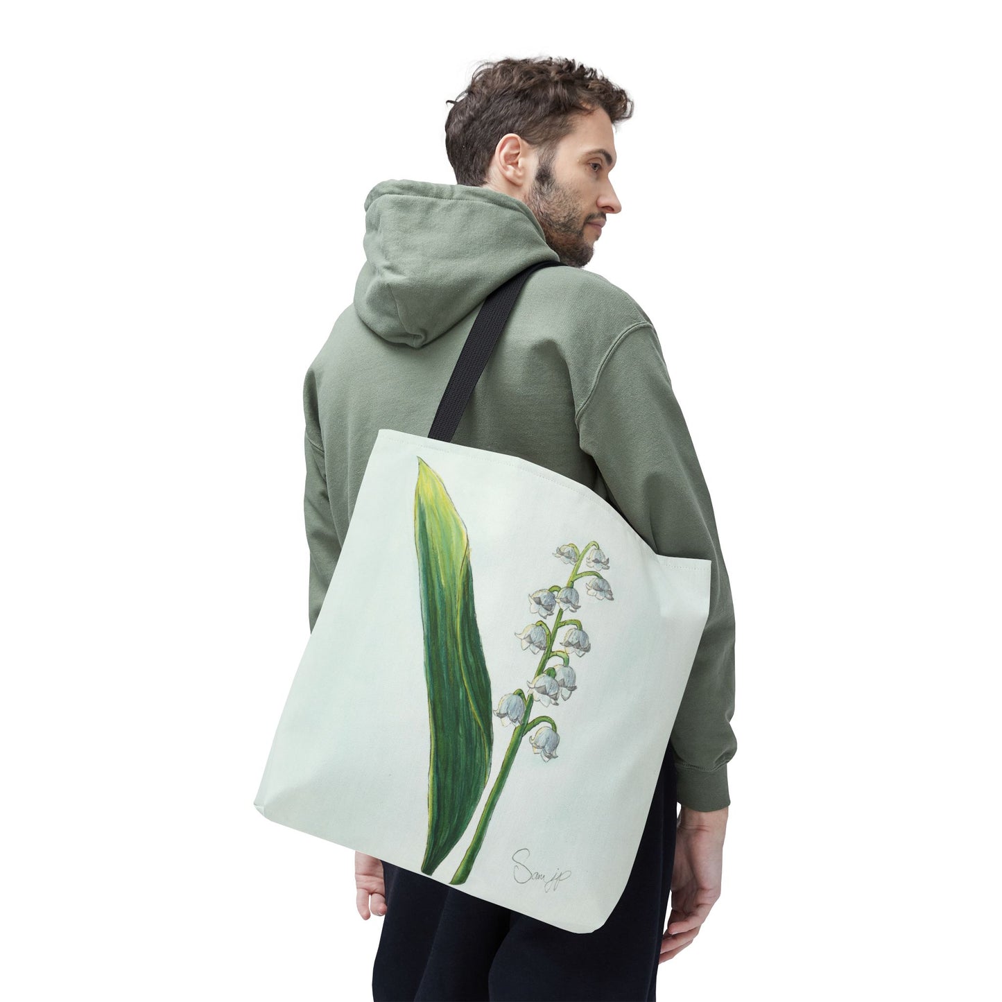 "Lily-of-the-Valley Study" Tote Bag